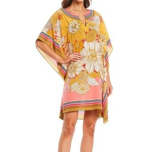 Trina Turk Theodora Silk Caftan Dress 🌵xs/s
